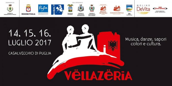 Casalvecchio di Puglia-Vellazeria Festa della Fratellanza-14 a 16 luglio 2017