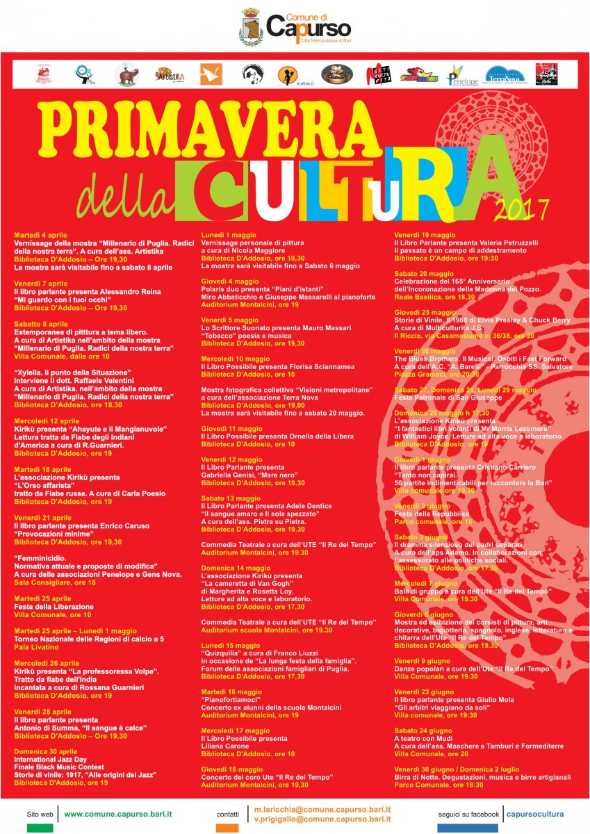 primavera della cultura capurso