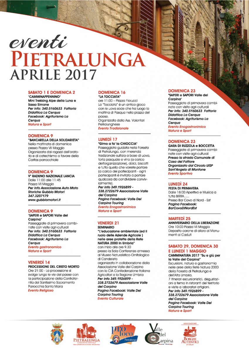 eventi pietralunga aprile 2017