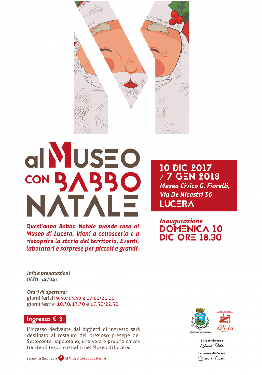 10 Giorni Con Babbo Natale.Lucera Fg Al Museo Con Babbo Natale