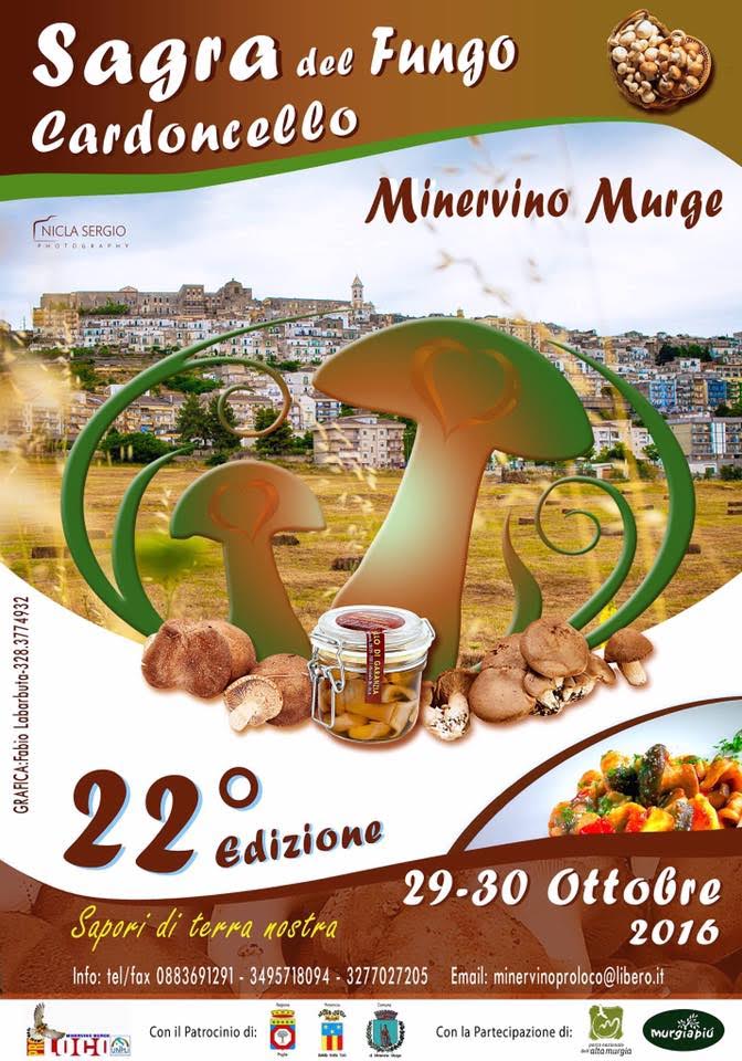 minervino murge sagra del fungo cardoncello