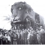 Cerisano-carro-allegorico-Leone-1958