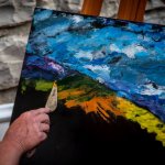 Estemporanea di Pittura 2015 a Pietralunga, foto di Fabio Menichini
