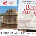 borgo autentico di galatone lecce puglia, presentazione manifesto bai