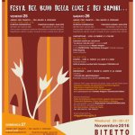 Festa d'autunno, Bitetto, 25-27 novembre 2016
