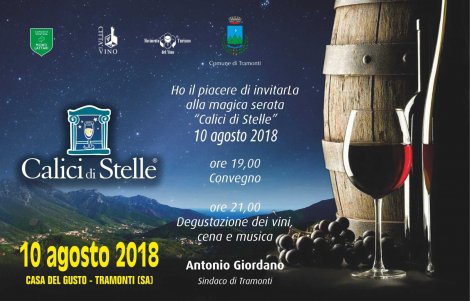 Calici di Stelle a Tramonti, edizione 2018