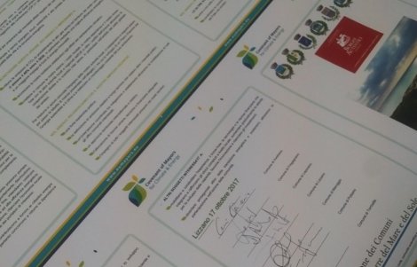 Unione delle Terre del Mare e del Sole, la firma di impegno