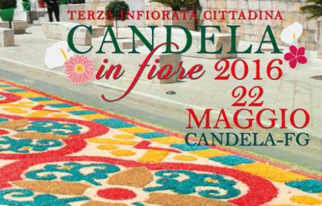 candela in fiore