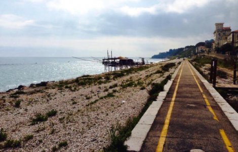 Ciclovia Costa dei Trabocchi (credit: Abruzzo in bici)