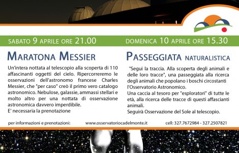 montesegale passeggiata alla scoperta della natura e del cielo con visita all'osservatorio astronomico 