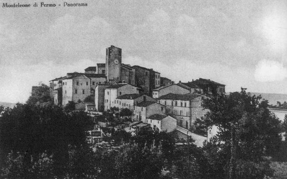 Monteleone di Fermo foto d'epoca
