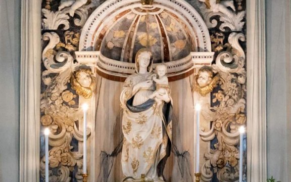 Caccamo-Madonna-con-bambino-AntonelloCagini-chiesa-santa-maria-degli-angeli-ph-Vittorio-La-Rosa