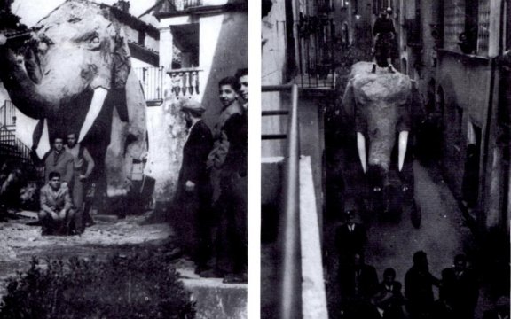 Cerisano-carro-allegorico-Elefante-1957