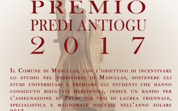 Premio Tesi di Laurea Predi Antiogu 2017