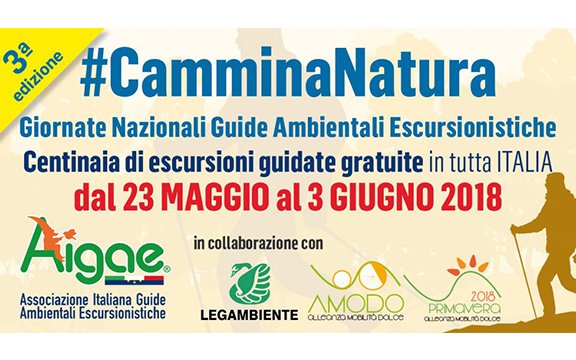#CamminaNatura: escursioni gratuite in Italia dal 23 maggio al 3 giugno