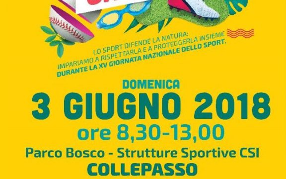 Collepasso (Le) celebra la 15ª “Giornata Nazionale dello Sport”