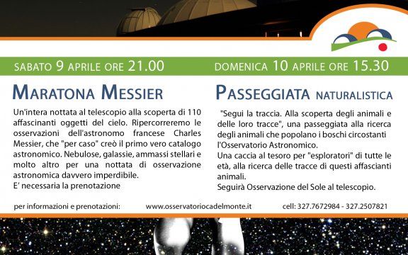 montesegale passeggiata alla scoperta della natura e del cielo con visita all'osservatorio astronomico 