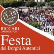 festa nazionale dei borghi autentici d'italia a Biccari (FG) 15-18 giugno