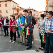 pietralunga umbria festa nazionale borghi autentici 2014 inaugurazione taglio del nastro con i sindaci dei borghi