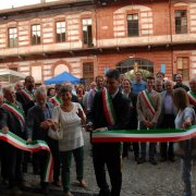 borgo autentico di saluzzo piemonte festa nazionale bai 2015 taglio del nastro inaugurazione